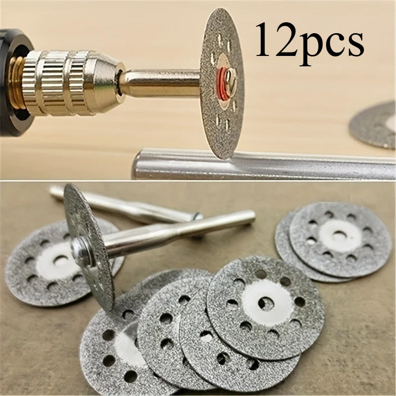 12Pcs/set 22mm Hss Cutting Dis - Cordless Rotary Tool Kit Accessories 评论和价格