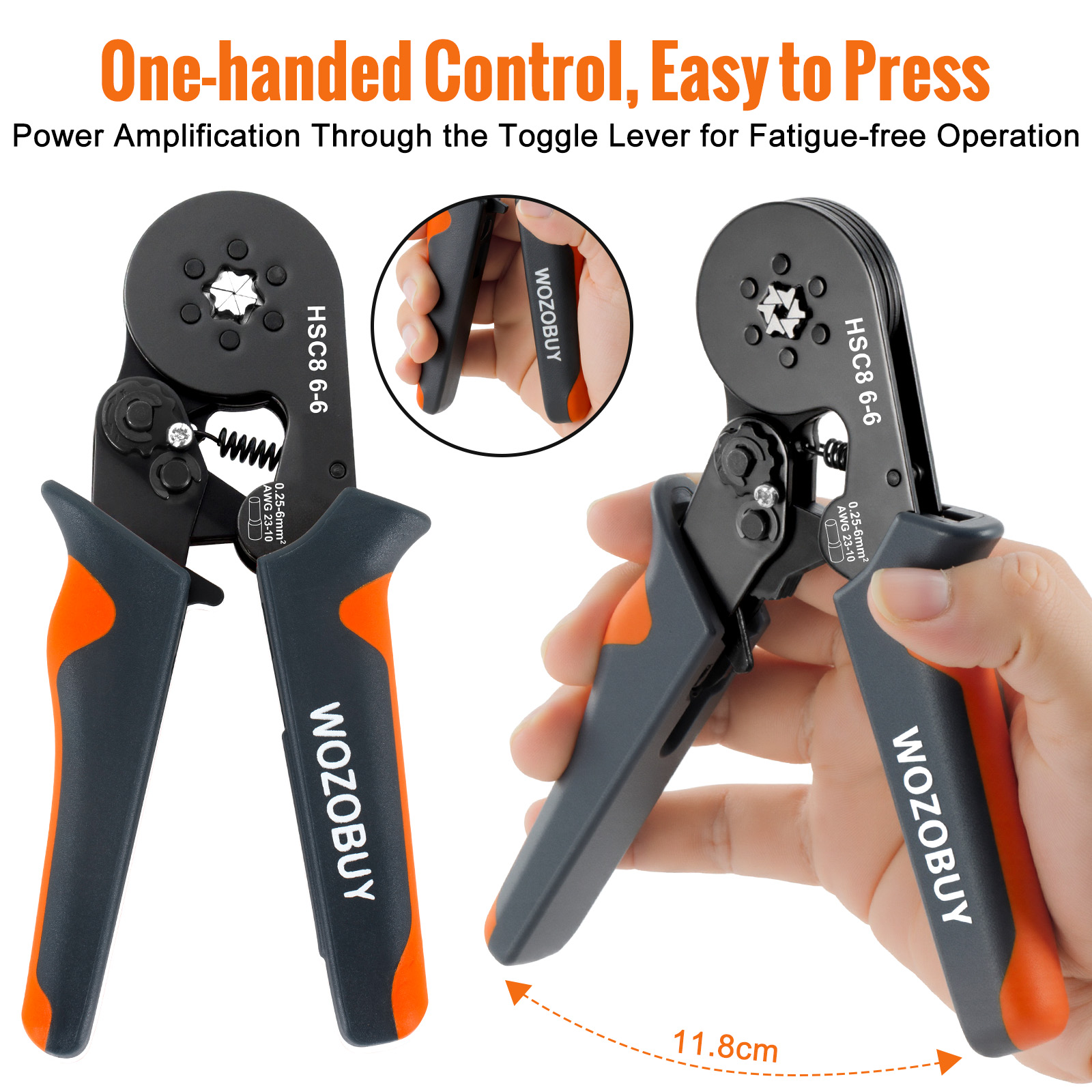Ferrule Crimping Tool HSC8 6-4 - Automatic Wire Stripper Cutter 评论和价格