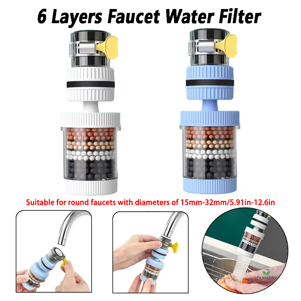 6 Layers Faucet Water Filter U - Plumbing 评论和价格